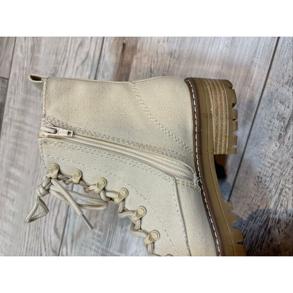 Universal Thread Cream Parker Combat Boots Size 7 1/2 - Picture 13 of 13